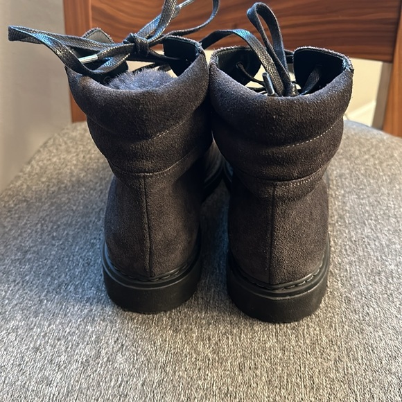 M Gemi Alpi suede boots with shearling lined tongue and leather laces - Picture 4 of 7